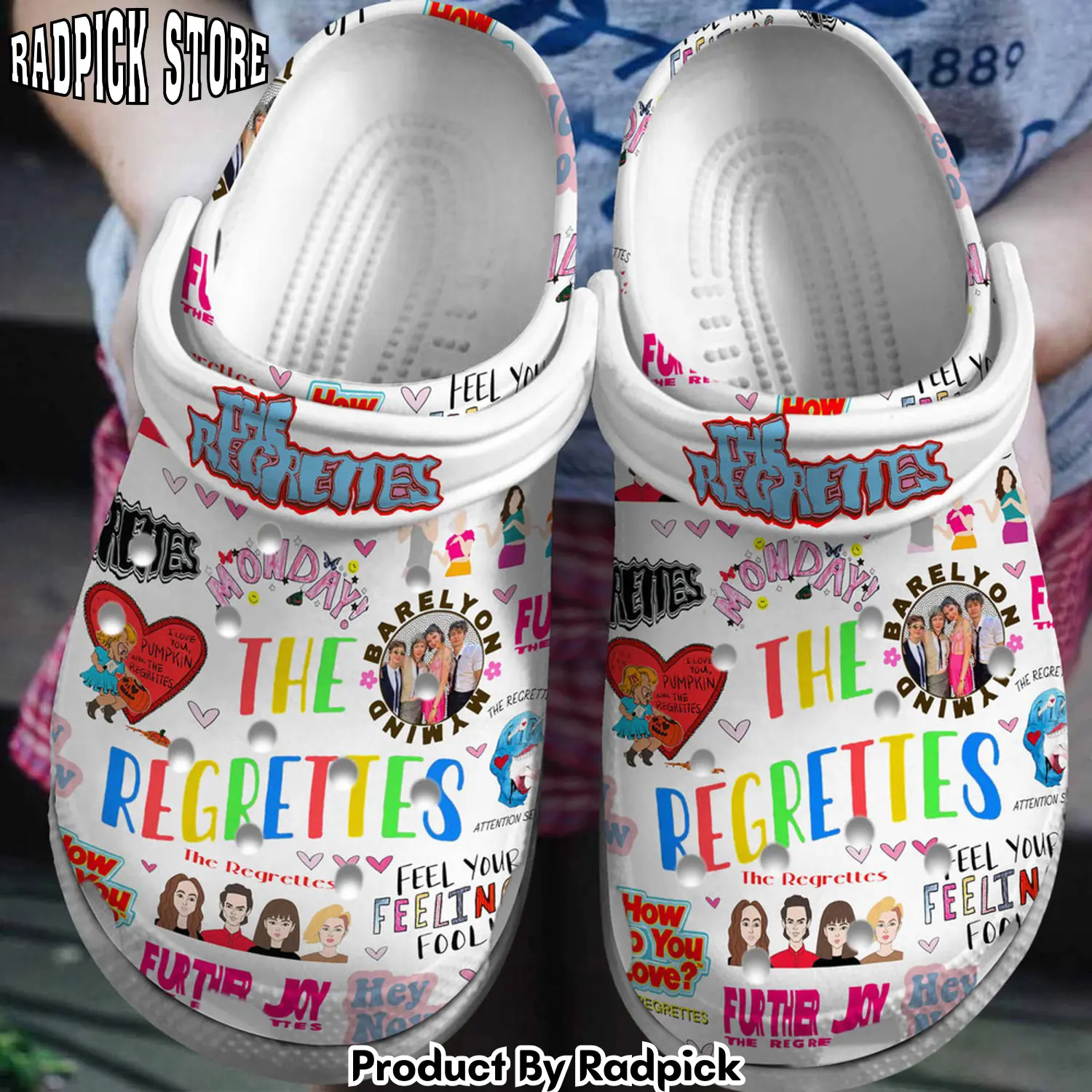 Radpick premium the regrettes music clogs shoes comfortable for men women rp6522050